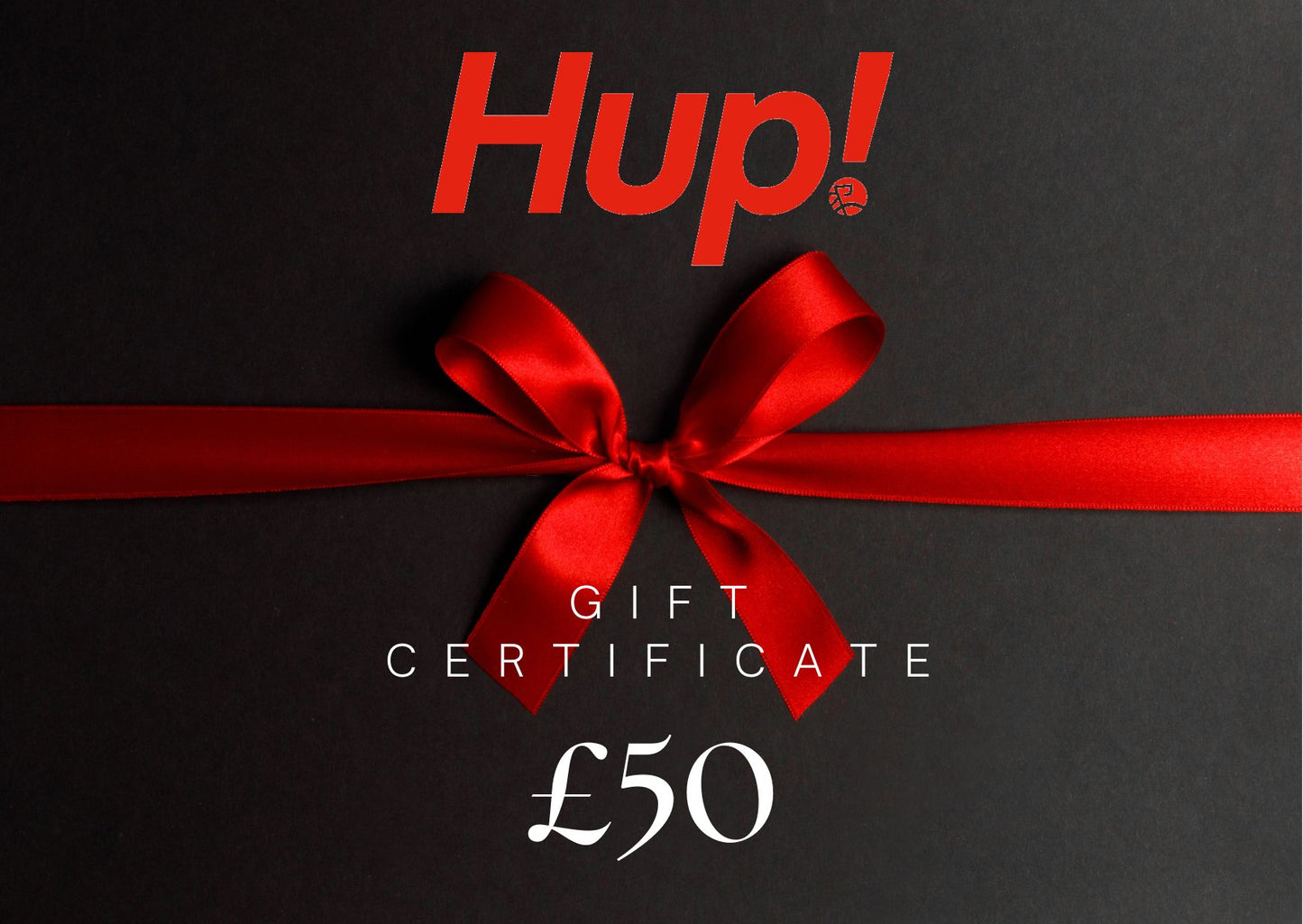 HUP! Cafe discount gift card - The more you spend the more you save!