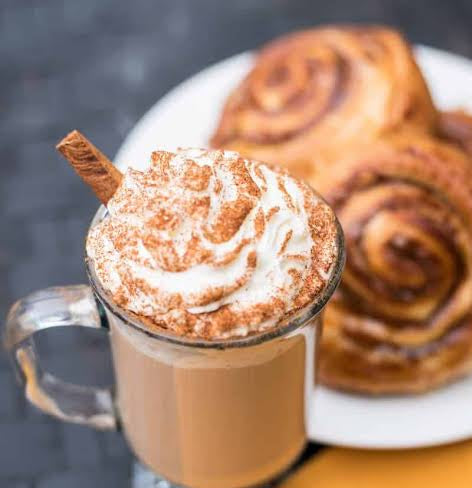 cinnamon bun latte
